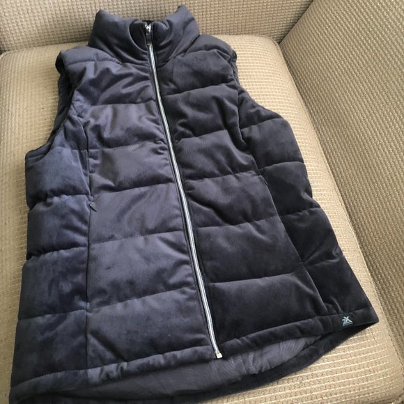 Zeroxposur Mens Quilted Dark Gray Vest 